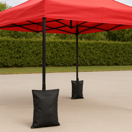 Leziter Grădină foișor pliabil piedestal greutate 4 bucăți [1]