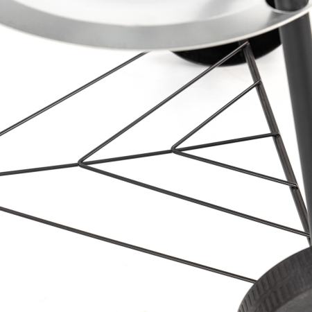 Leziter Grătar de grădină cu cărbune și roți [9]