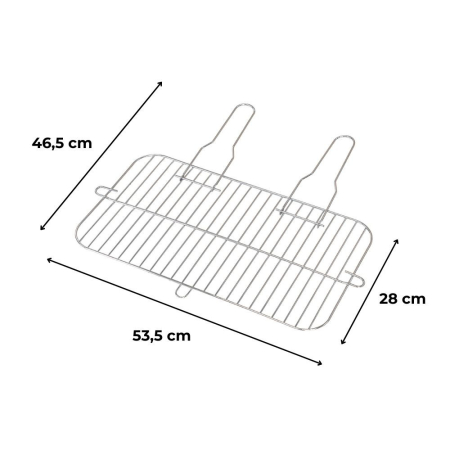 Leziter Grilaj pătrat 53,5x28 cm [1]