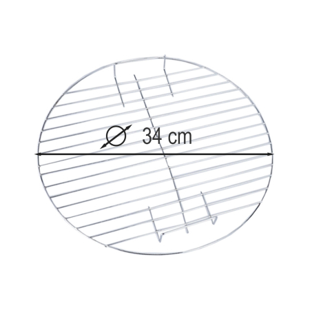 Leziter Grilaj rotund 34x34 cm [1]
