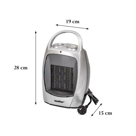Leziter Încălzitor ceramic electric Loa 750W/1500W [2]