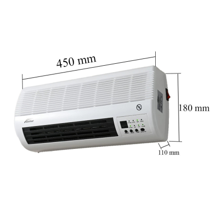 Leziter Încălzitor electric de perete Thira 1000W/2000W [2]