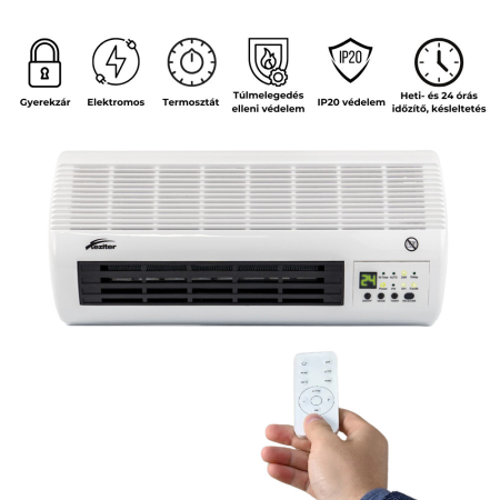 Produse temporar indisponibile - Leziter Încălzitor electric de perete Thira 1000W/2000W