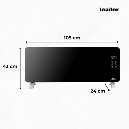 Leziter Încălzitor inteligent electric Wi-Fi Hekla 1200W/2400W [2]