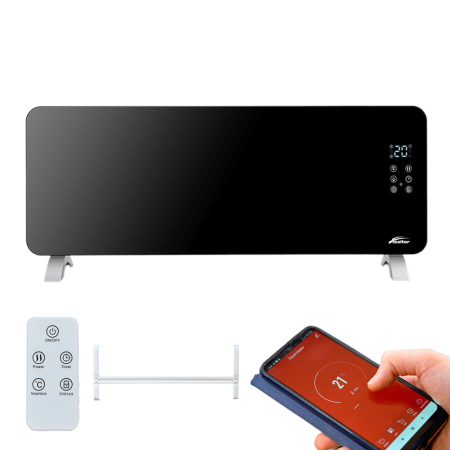 Radiator, convector, panou încălzire - Leziter Încălzitor inteligent electric Wi-Fi Hekla 1200W/2400W