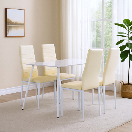 Leziter Jenna 4+1 set de sufragerie bej [1]