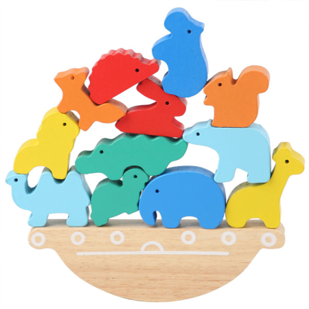 Leziter Jucărie de îndemânare din lemn pentru echilibrare [4]