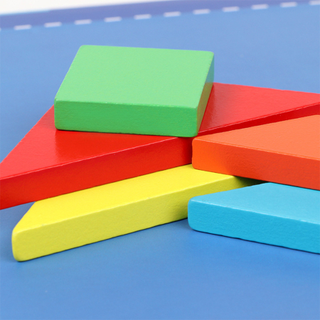 Leziter Jucărie magnetică din lemn tangram [3]
