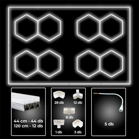 Produse temporar indisponibile - Leziter Lampă de tavan tip fagure Sky Light SKL04 6500K