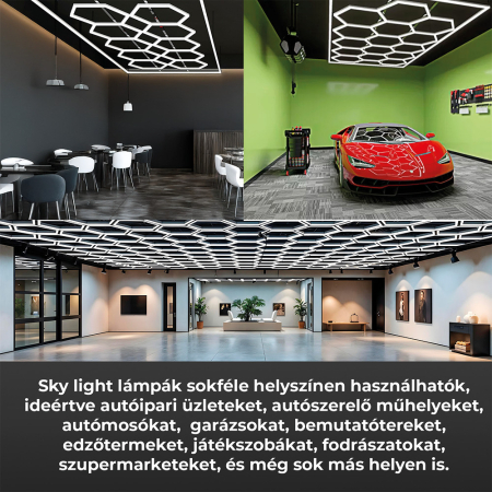 Leziter Lampă de tavan tip fagure Sky Light SKL06 6500K [4]