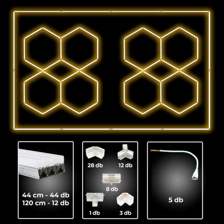 Produse temporar indisponibile - Leziter Lampă de tavan tip fagure Sky Light SKL07 3300K