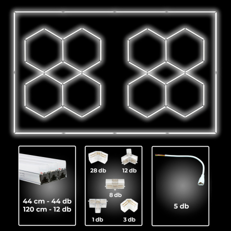 Produse temporar indisponibile - Leziter Lampă de tavan tip fagure Sky Light SKL08 6500K