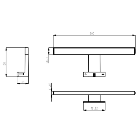Leziter Lampă cu led Luxx 300mm [2]
