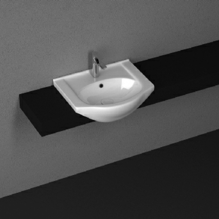 Leziter Lavoar ceramic cu aripi V55 55x42 cm [1]