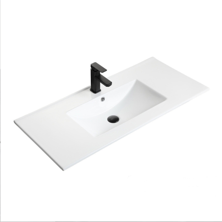 Leziter V955 - Lavoar cu 1 cuvă, design plat, 18x120x46 cm [1]