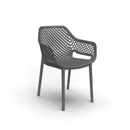 Produse temporar indisponibile - Leziter Letino scaun de grădină din plastic grafit