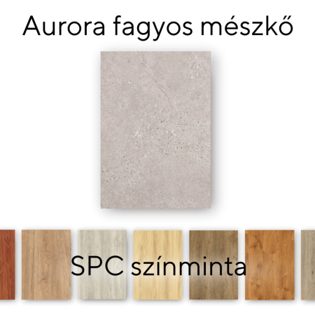 Pardoseală SPC - Leziter Leziter Aurora Frosted Limestone Vinil SPC Parchet eșantion / eșantion