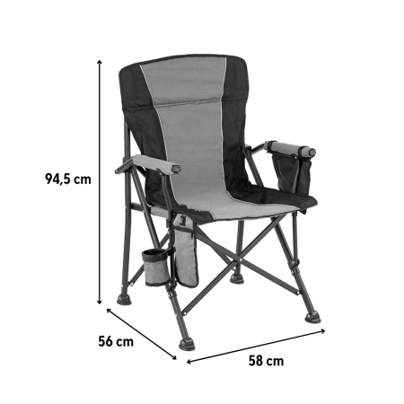 Leziter Leziter Premium fotoliu încălzit cu suport pentru pahare gri [2]