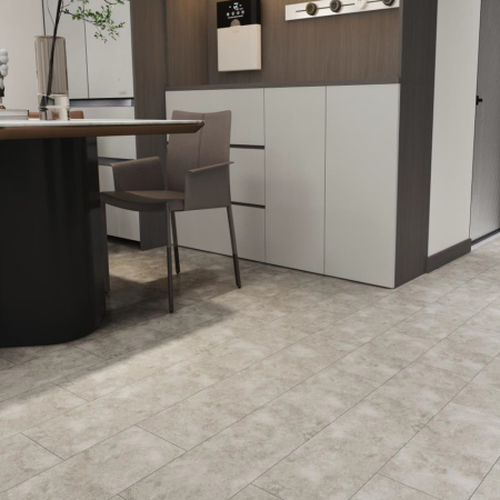 Leziter Leziter Reno efect de piatră gri Vinil SPC parchet [1]