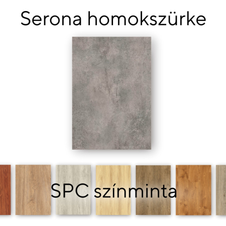 Construcții - Leziter Leziter Serona Stone Effect Sand Grey Vinil SPC parchet eșantion / eșantion
