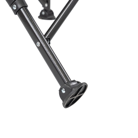 Leziter Leziter XL scaun de pescuit cu braț și suport pentru pahare negre [6]