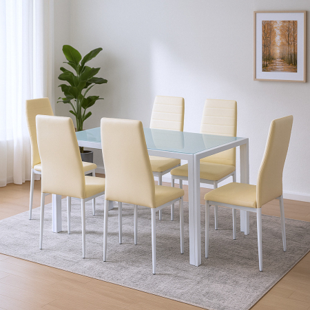 Leziter Liana 6+1 set de sufragerie bej [1]