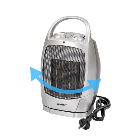 Outlet - Leziter Loa încălzitor electric rotativ ceramic 750W/1500W