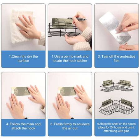 Leziter Luffo Rafturi de depozitare pentru baie [4]