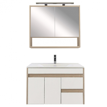 Set mobilier baie - Leziter Luna 80 completă