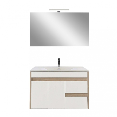 Set mobilier baie - Leziter Luna Prime 80 completă
