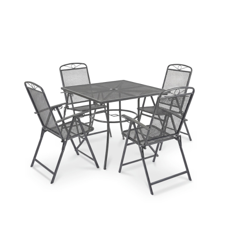 Set mobilier grădină - Leziter Mali 4+1 set de mobilier de grădină antracit
