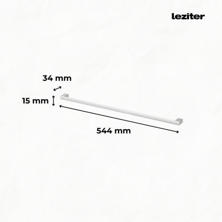 Leziter Mâner Porta cu șurub 544 mm [1]