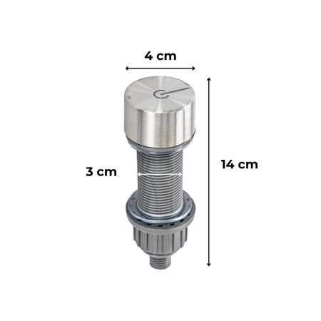 Leziter Pârghie de comutare pentru 1 tavă de chiuvetă gri [2]