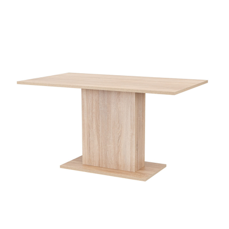 Produse temporar indisponibile - Leziter Yorki Masă de dining elegantă 138x79 cm stejar sonoma