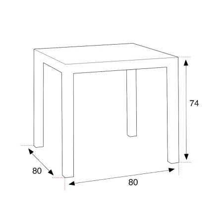 Leziter Masă de grădină Diana din plastic [1]