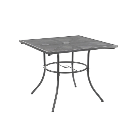 Masă grădină - Leziter Masă de grădină din plasă metalică Melfi 91,5x91,5x71 cm antracit