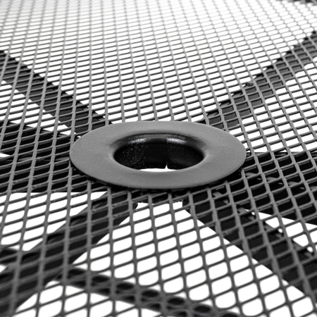 Leziter Masă de grădină Melfi din plasă metalică 150x90x75 cm [7]