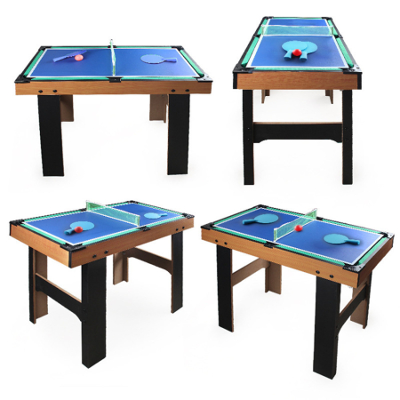 Leziter Masă de joc 4 în 1 pentru foosball, ping-pong, biliard și air hockey [4]