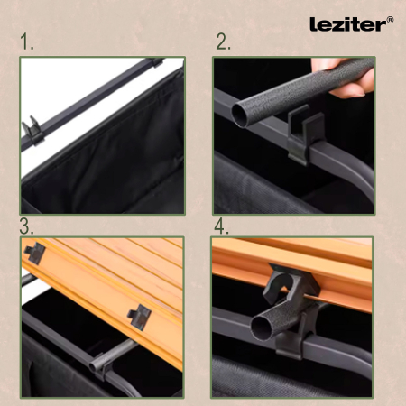 Leziter Masă de picnic standard pentru cărucior de plajă [3]