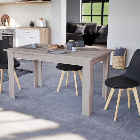 Leziter Masa de sufragerie Yorki Standard 140x80 cm stejar yorki [2]