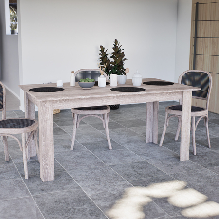 Leziter Masa de sufragerie Yorki Standard 160x90 cm stejar yorki [1]