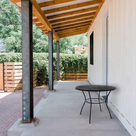 Leziter Masă rotundă de grădină Arko din plasă metalică [1]