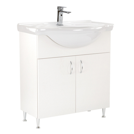 Leziter Masca chiuveta baie Ella 75 cu lavoar, alb [3]