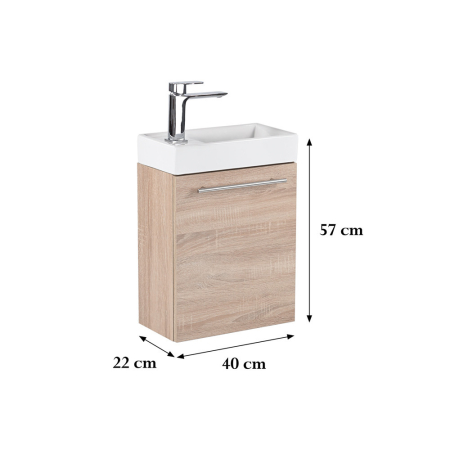 Leziter Masca chiuveta baie Fantastic 40 cu lavoar [2]