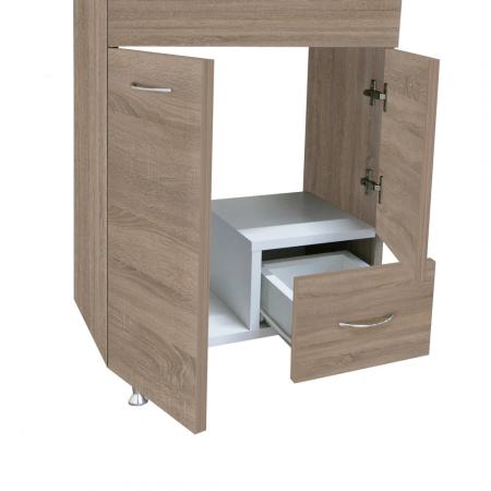 Leziter Dulap de bază Vanessa 55 Gri Sonoma Stejar [3]