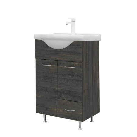 Leziter Dulap de bază Vanessa 55 Stejar negru Freya [1]