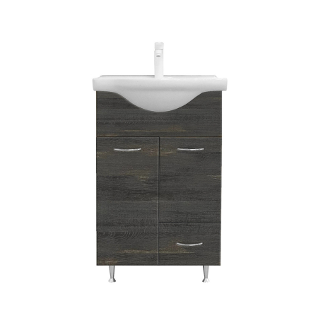 Leziter Dulap de bază Vanessa 55 Stejar negru Freya [2]