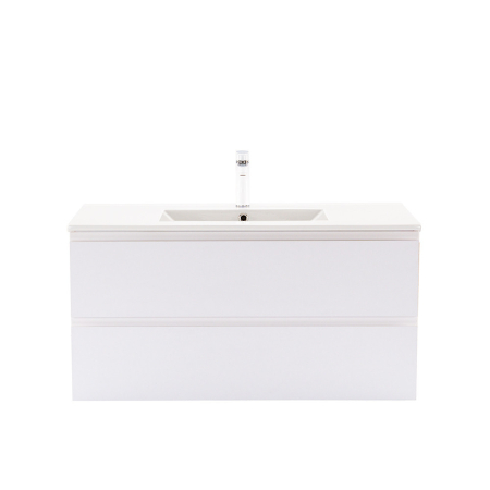 Leziter Vario Pull 100 dulap de bază cu chiuvetă alb-alb [3]