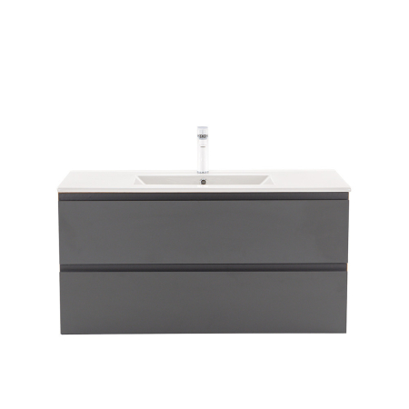 Leziter Vario Pull 100 dulap de bază cu chiuvetă stejar-antracite [3]