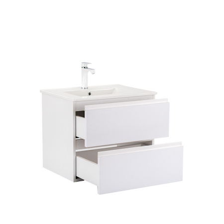 Leziter Vario Pull 60 dulap de bază cu chiuvetă alb-alb [4]